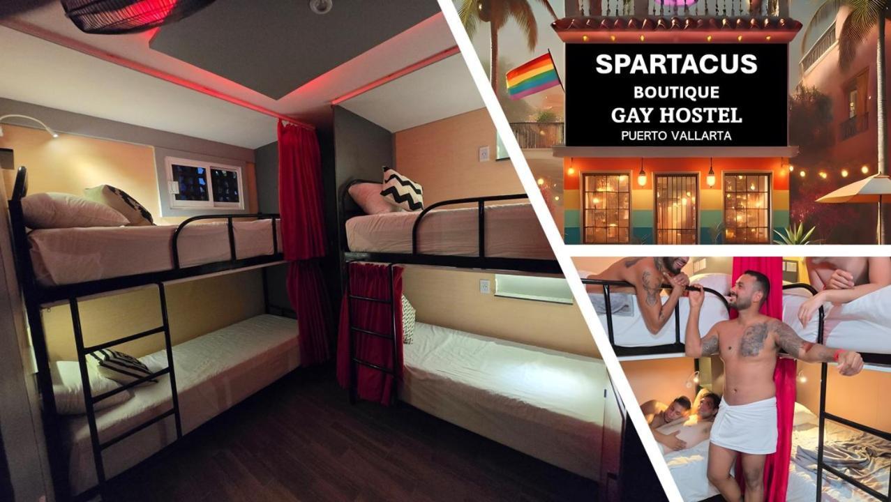 Spartacus Hostel Boutique For Men Puerto Vallarta Bagian luar foto